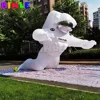 Advertising Giant Inflatable Alien Astronaut Spaceman Characters With LED Lights Flying Space Man For Party Decoration 4