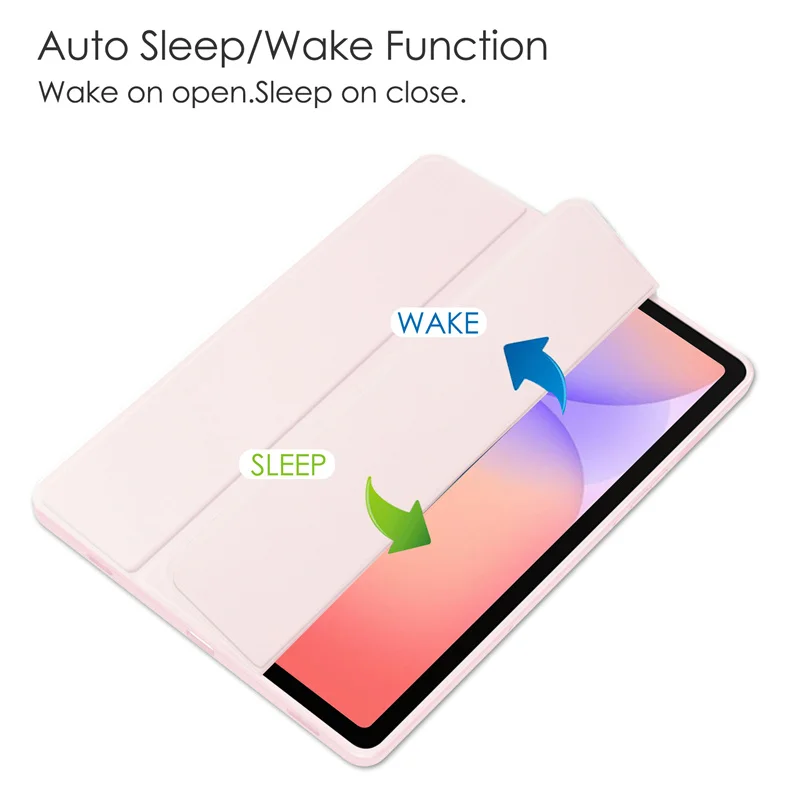 Premium HD Acrylic Tablet Case with Pencil Holder - Enhanced Protection Cover
