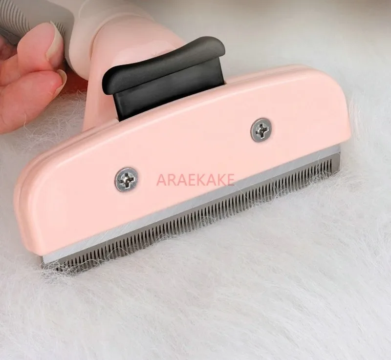 Cat thinning comb, cat combing brush, cleaning and removing floating hair, cat hair thinning, opening knot comb