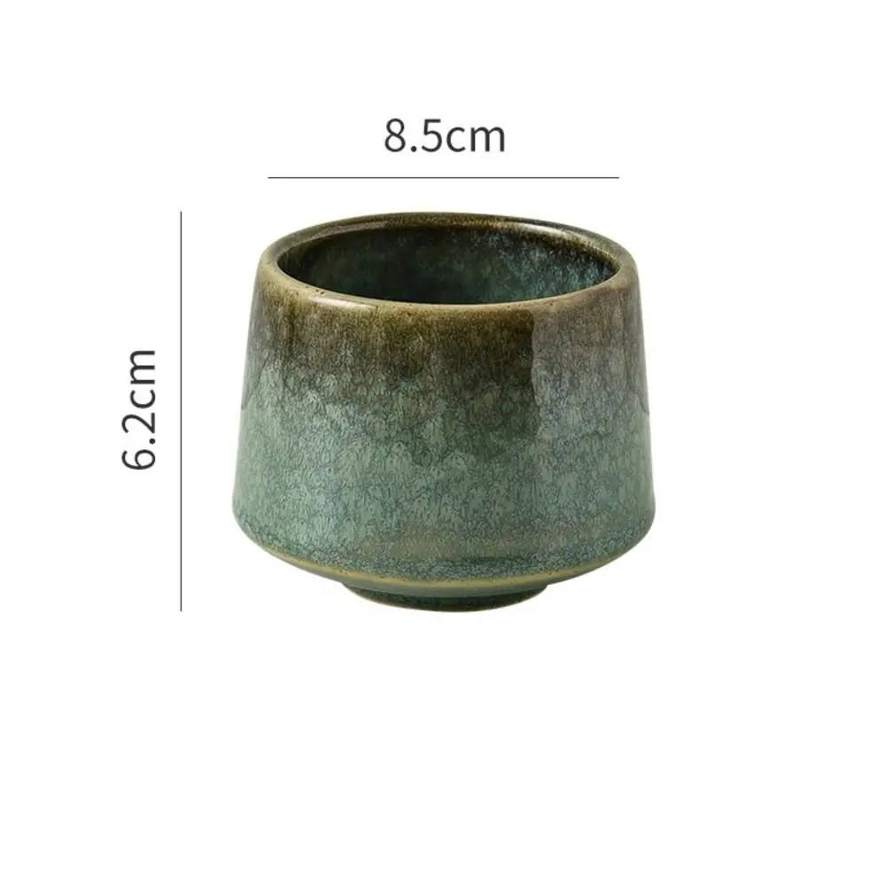 Ceramic Japanese Matcha Tea Cup Food Grade Smooth Matcha Bowl Large Capacity Reusable Green Tea Maker Cup for Art