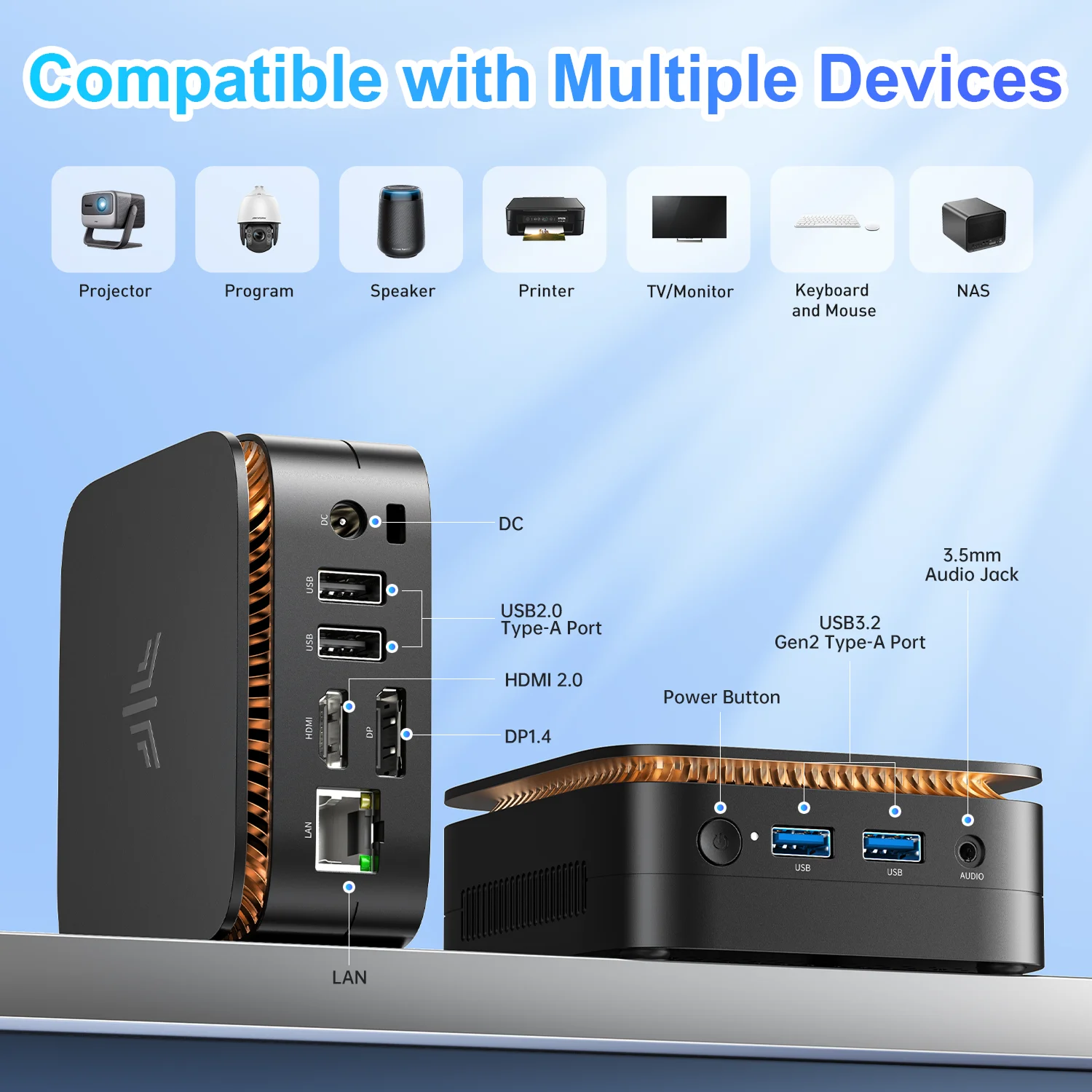 KAMRUI Essenx E1 ミニPC Windows 11 Pro 第12世代 N97 ミニ