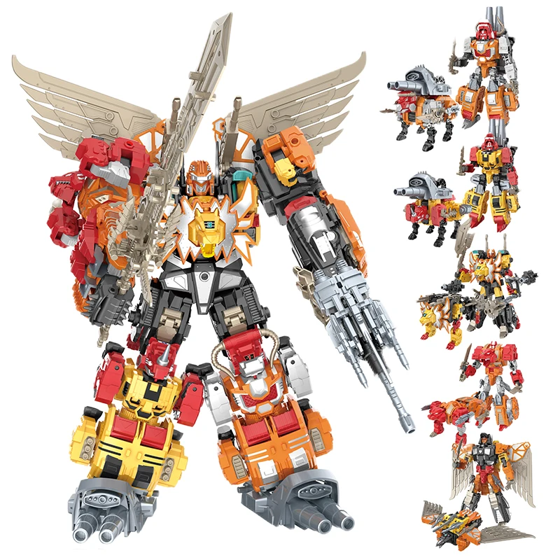 in stock Transformation TENGYANG 30CM 6 in 1 Predaking 5 in