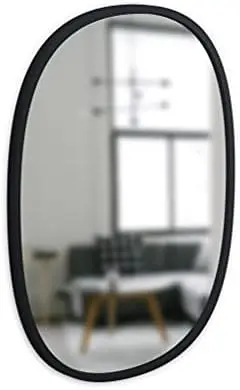 

Овальное зеркало Hub 1013765-040, 18x24 дюйма, черное