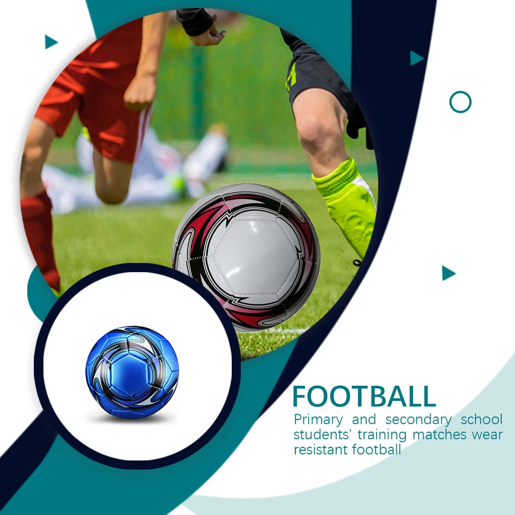 Ballon Football ENERGETIC Taille 5 - Cuir PVC Pour Intérieur/Extérieur