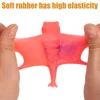 5/10PCS Funny Finger Catapult Dinosaur Slingshot Sticky Wall Toys for Adults and Kids Vent Decompression Catapult Dinosaur Toy 3