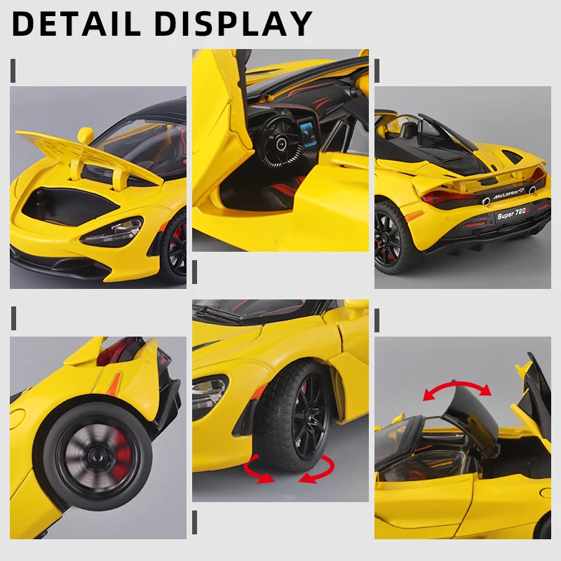 1/24 マクラーレン McLaren 720S ホワイト 白 ミニカー 楽天市場】ミニカー 1/24 マクラーレン 720S 白色 JadaTOYS