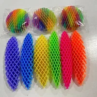 Worm Squeeze Stretchy Toy Stress Relief Small Worm Decompression Weird Worms Fidgets Toy Gift For Friends Stress Relief Toys 1