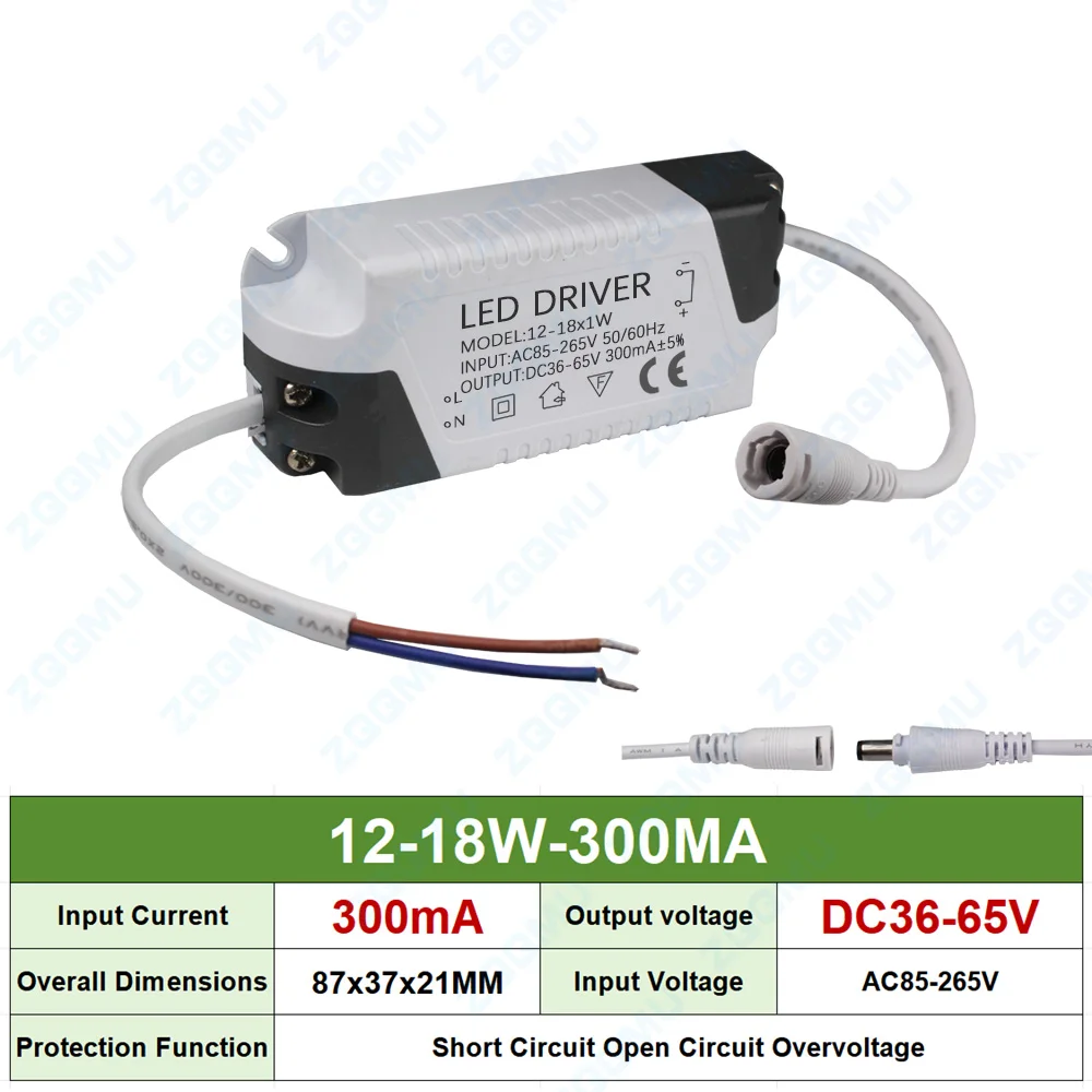 Enhanced LED Driver for Custom Power Supply Lighting Transformation – Constant Current, Multi-Watt Options