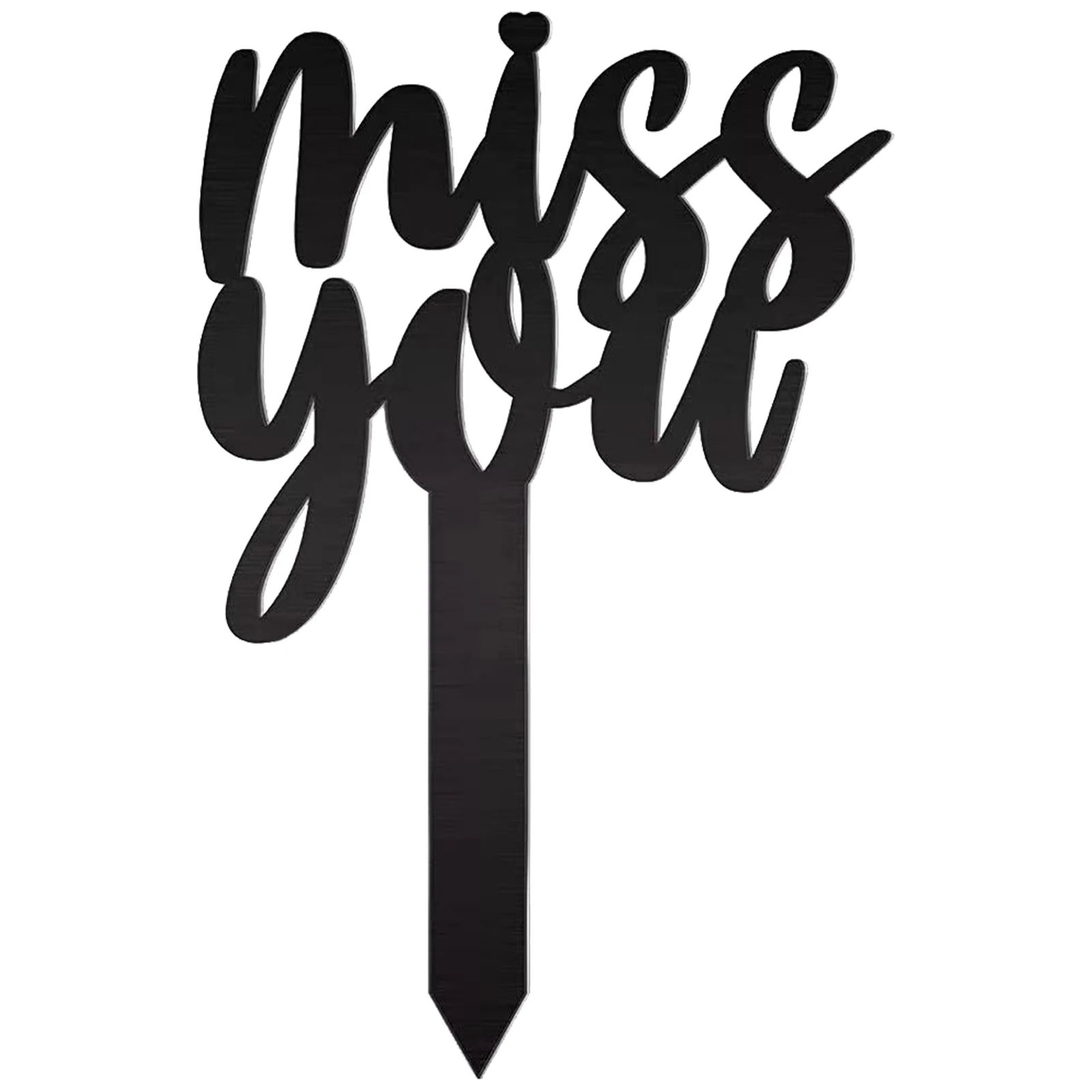 

Grave Markers Sympathy Words Miss You Waterproof Loss Outdoors Acrylic Love Garden Cemetery Decorations Memorial Plaques Stake