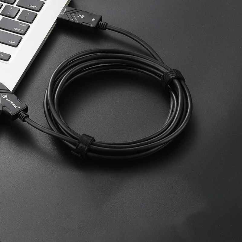 8K Optisches HDMI 2.1 Kabel 48Gbps mit ARC/eARC VRR 4K120Hz 30m für Gaming PS5 Xbox PC Projektor Heimkino – Detail 19