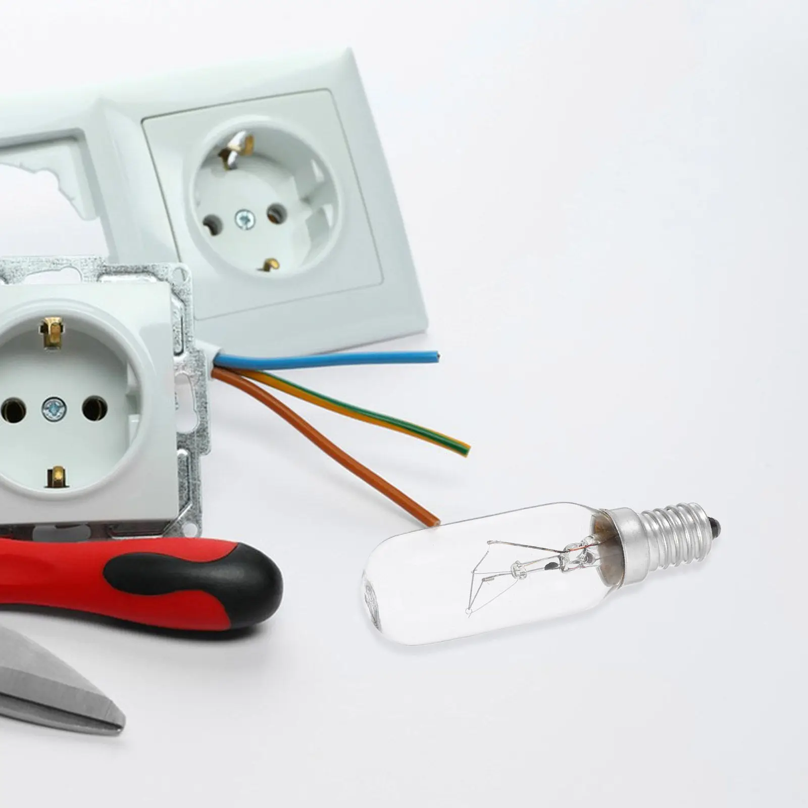 2Pcs 레인지 후드 전구 E14 가전 전구 스토브 재봉틀 램프 후드 통풍구 전구 LED 스토브 램프