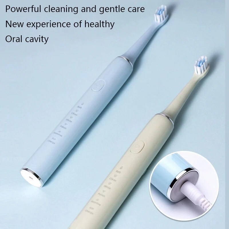 Smart Sonic Electric Toothbrush Set Rechargeable Automatic Ultrasonic
