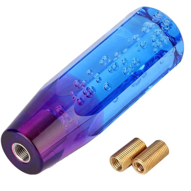 

Car Shift Knob Head Universal Two-Color Crystal Bubble Shift Gear Knob Manual Gear Stick Lever Head with 8mm 10mm Thread