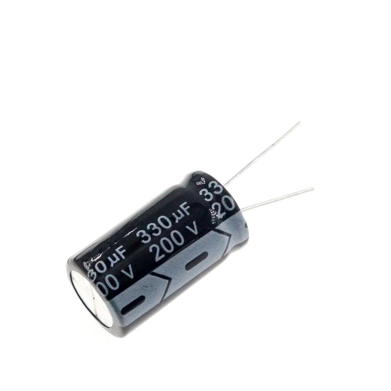 5pcs 330uF 200V 330MFD 200Volt Aluminum Electrolytic Capacitor 18*30mm Radial 330mf200v 330uf200v 200v330mf 200v330uf