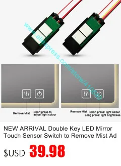 1 Piece Lamp Mirror Touch Dimmer Switch LED Mirror Light Touch Sensor Switch for Home or Hotel Cabinet LED Light Makeup Mirror 1 Piece Lamp Mirror Touch Dimmer Switch LED Mirror Light Touch Sensor Switch for Home or Hotel Cabinet LED Light Makeup Mirror