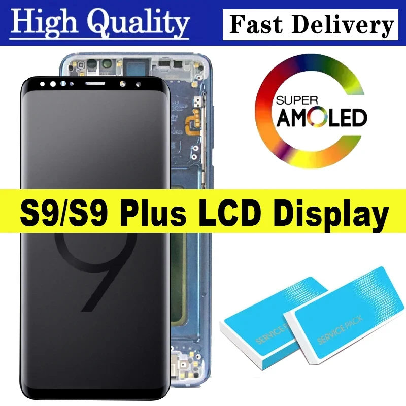 Tested-High-Quality-Super-Amoled-Display-for-Samsung-S9-G960-G960F-S9 ...