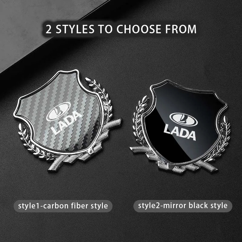 

Car Side Modification Sign Triangular Metal Sticke For Lada Vesta Niva Tuning Lights 4X4 2107 2110 2105 Accessories Logo 2024