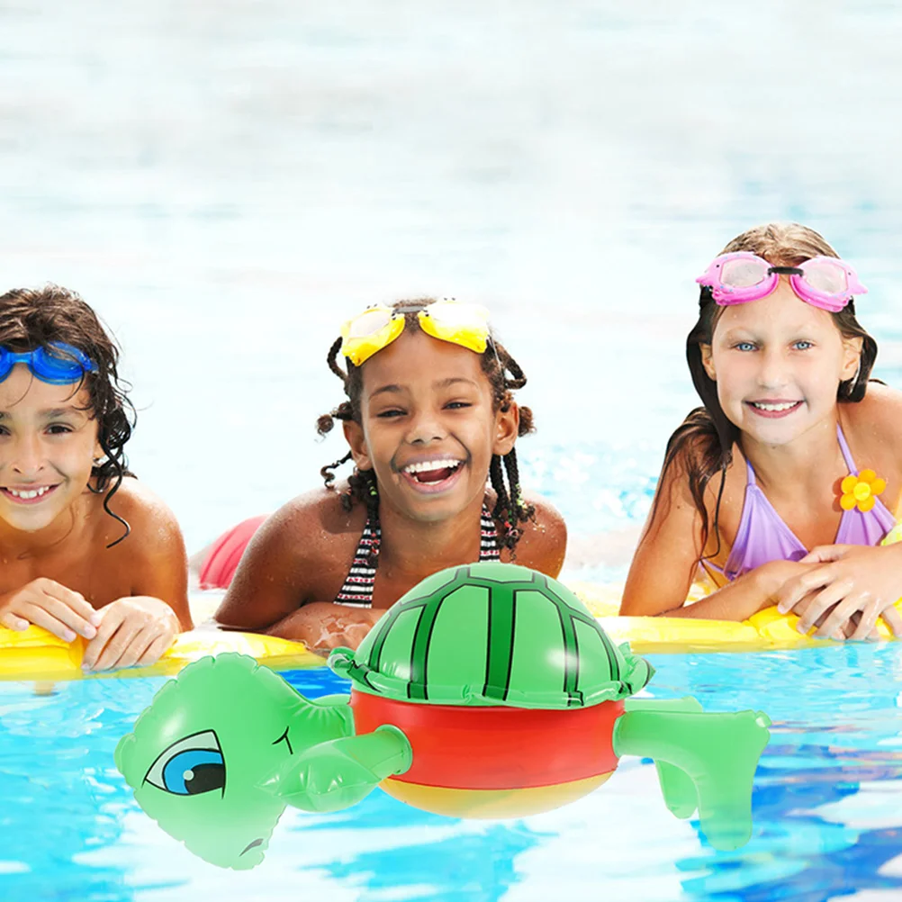 거북이 풍선 풍선 PVC 풍선 파티 장난감, 여름 장난감, 어린이 동물 소품, 2 개
