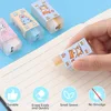 6 pcs Cute Kid Animal Erasers Fun Desk Pets Jelly Eraser for Students Kawaii Stationery School Supplies Prize Gifts Party Favors 3