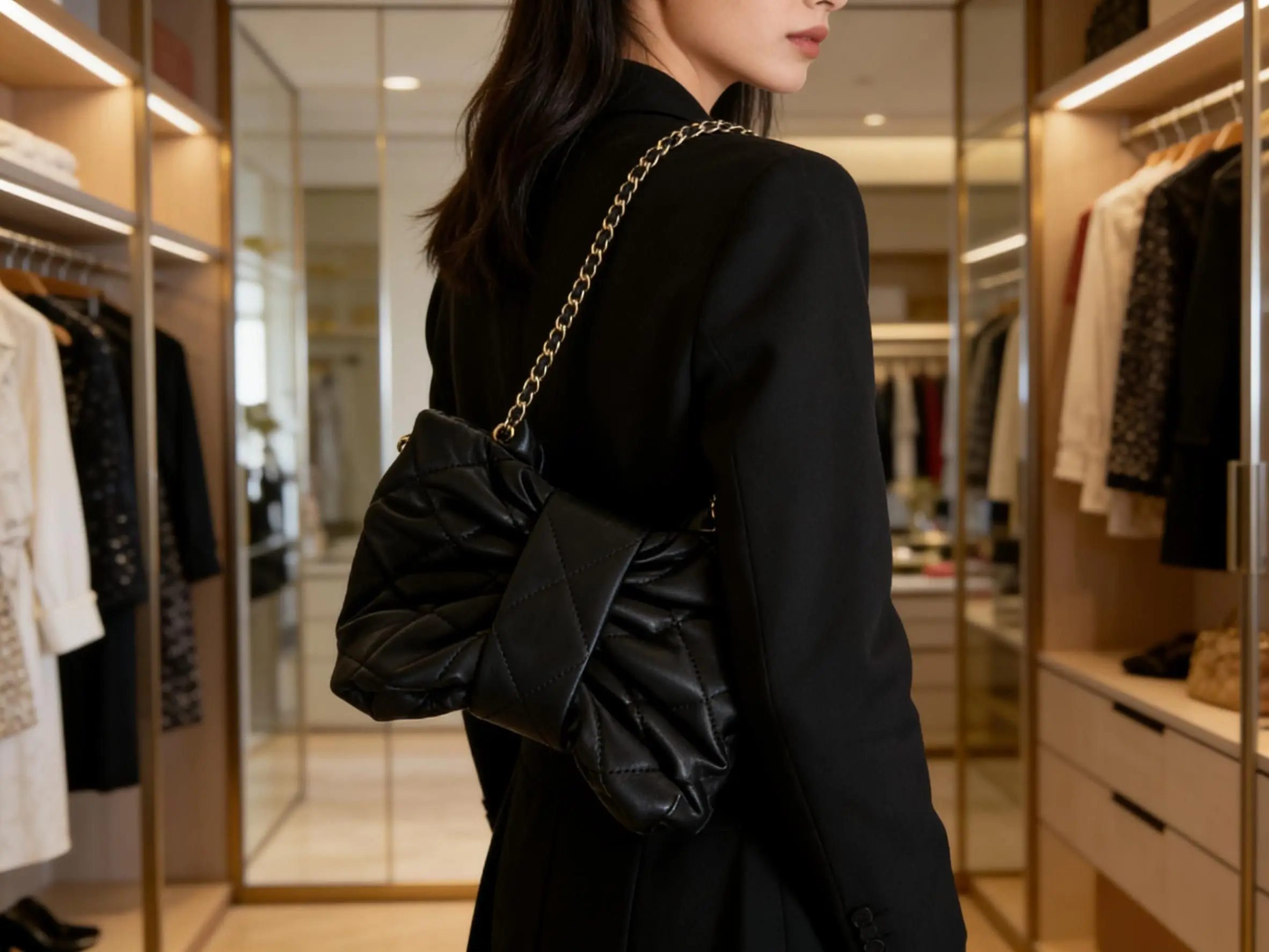 Bolso cruzado de diseñador para mujer, bolso de fiesta y de noche, bolso de hombro con cadena, bolso de lujo