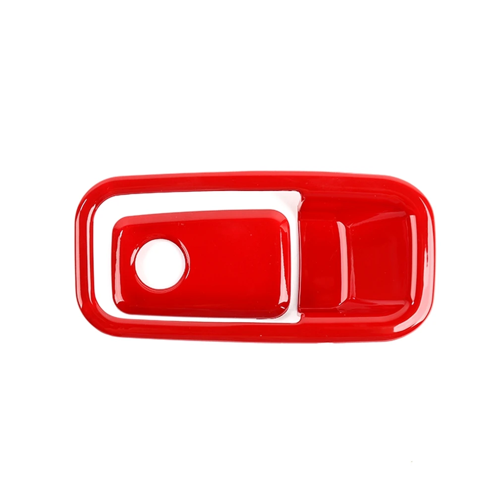Co-Pilot Passenger Storage Box Switch Decorazione Copertura Adesivi Trim Per Ford Bronco 2021 2022 ,Abs Rosso