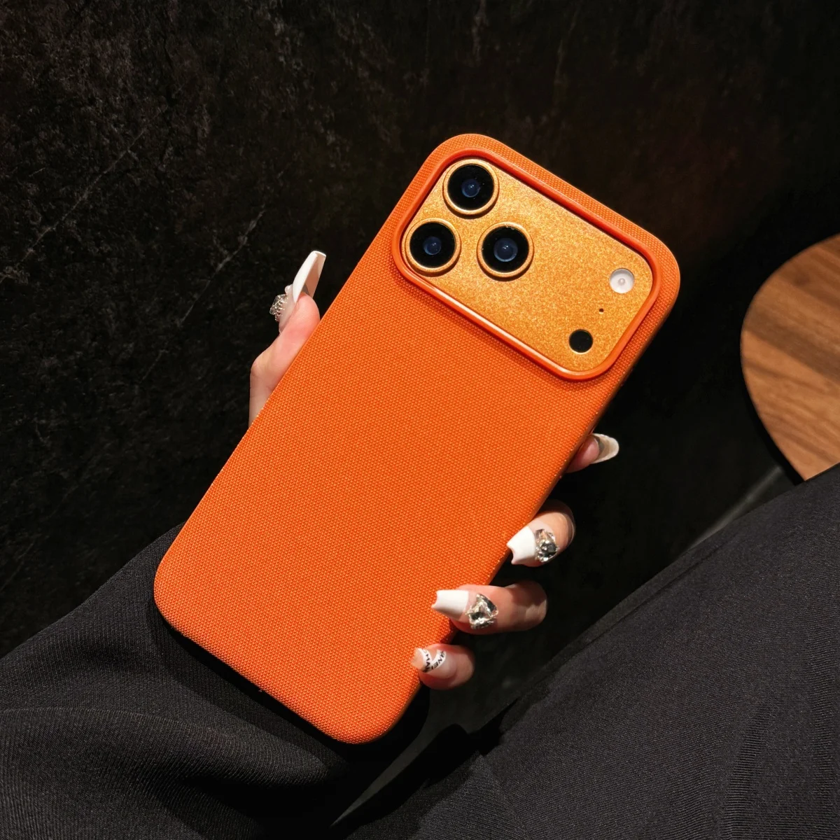 Premium Woven Fabric Magnetic Phone Case with Magsafe Charging and Shockproof Protection