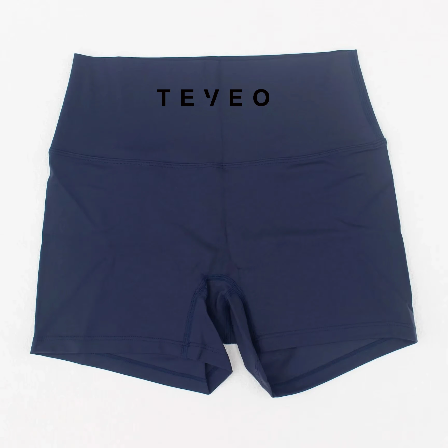 TEVEO New Navy Blue Leggings Seamless Yoga Pants High Quality Ribbed Fitness Pants High Stretch Fitness