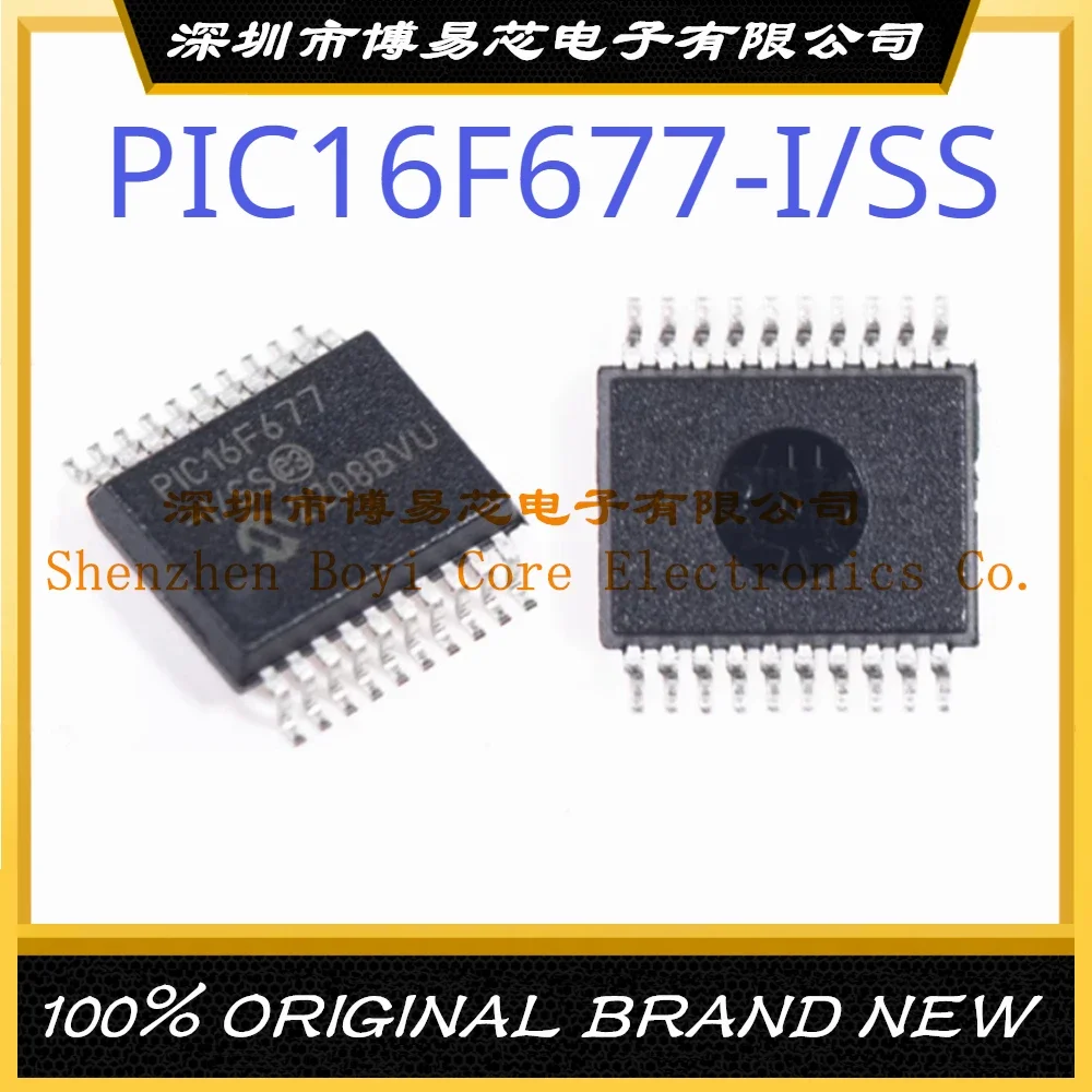 PIC16F677-I/SS package SSOP-20 new original genuine microcontroller IC chip pic18f46k22 i pt pic16f946 pic16f72 pic16f677 pic16f716 pic24fj32ga002 pic18f25k80 pic18f pic16f pic24f pic ic chip