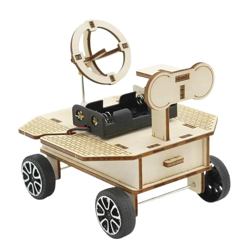 

Wooden Mars Rover Assemble Mars Rover Mold Toy Parent-Child Interaction 3D Puzzle Toy For Kindergarten Living Room Bedroom
