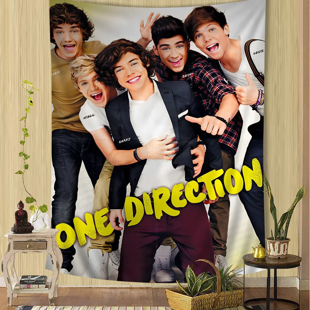 O-one Band Directions Music Tapestry Art Printing Science Fiction Room Home Wall Decor tapestry decor