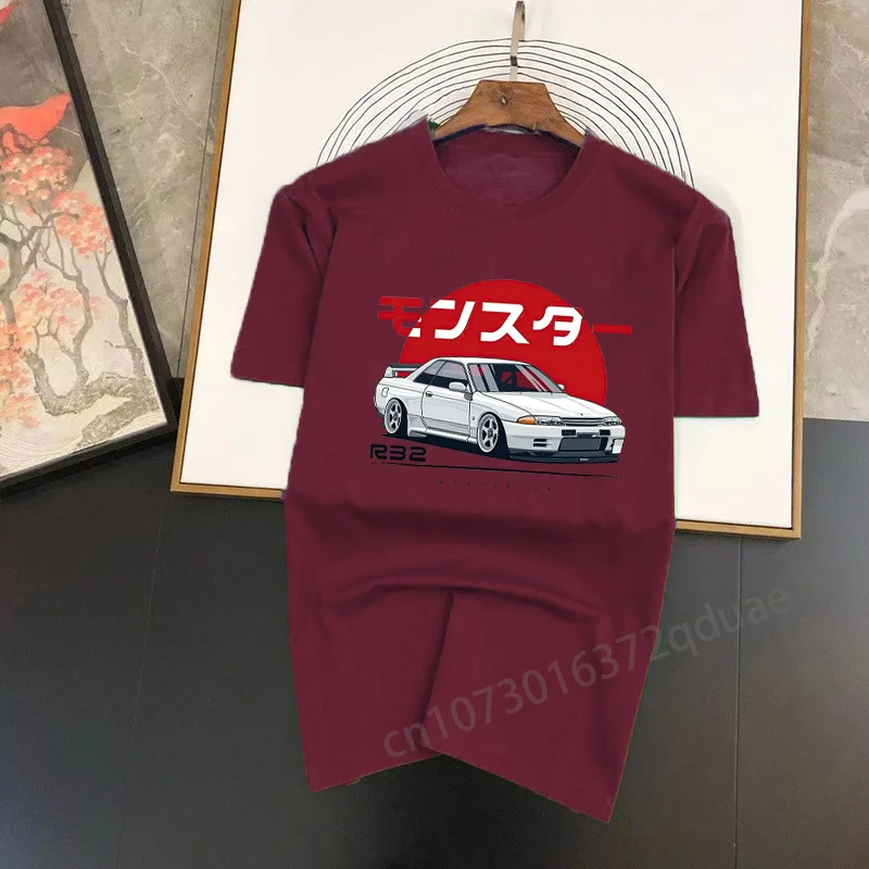 Initial D Cotton T-shirt Car Addict Essentials Men Women Black Summer  Casual Tee Graphic Japan Cartoon Anime Tops Loose S-4XL - AliExpress