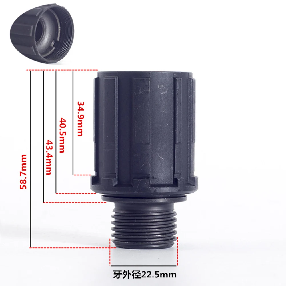 

Bicycle Cassette Bike Hub Body 51.7mm 8/9/10/11 Speed Black/Silver Cassette Type Flywheel For NOVATEC Hub Body