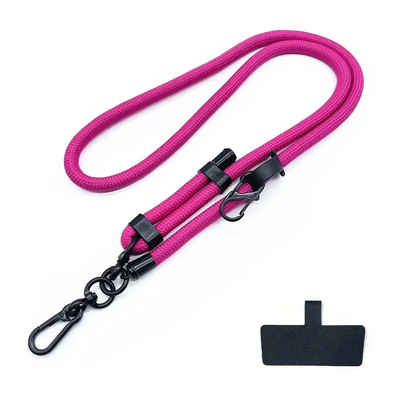 Adjustable Crossbody Phone Lanyard Strap with Neck Hang Cover, 10mm x 120cm
