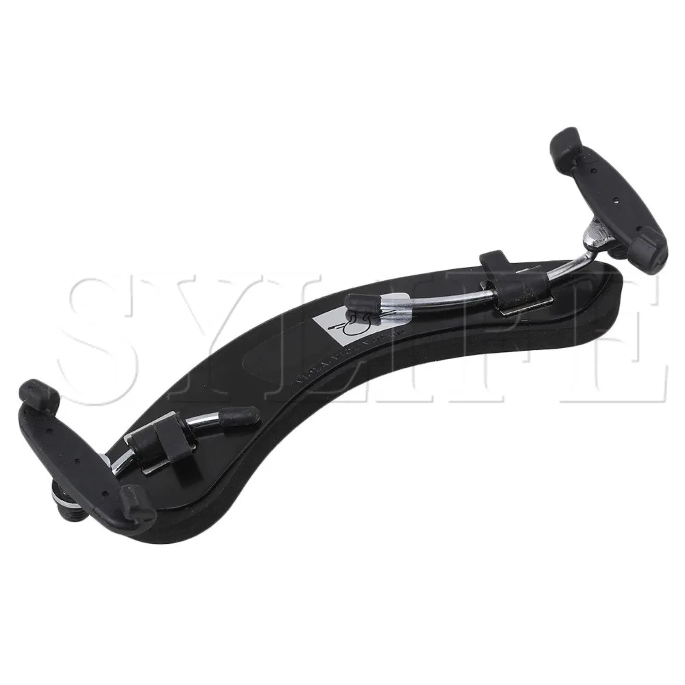 

3/4 4/4 Aluminum Fully Adjustable Violin Shoulder Rest Pad Support Black