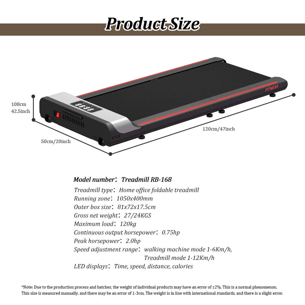 Premium Commercial Treadmill Machine For Gym Silent Shock Absorption Walking Pad Treadmill For Convenient Storage
