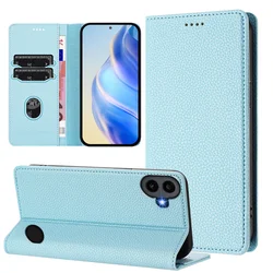 Premium Retro Leather Flip Wallet Case with Magnetic Closure - CMF Phone 1 (SKY BLUE)