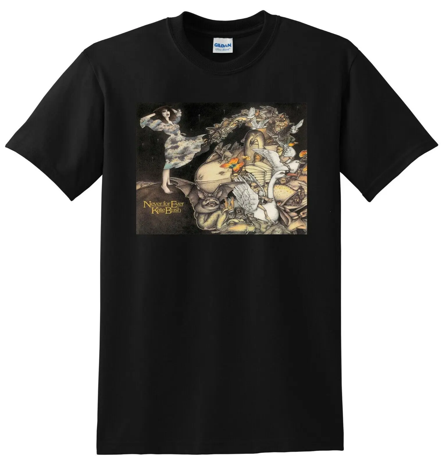 

Футболка Kate Bush Never for Ever, виниловая, маленькая, средняя, большая, Xl