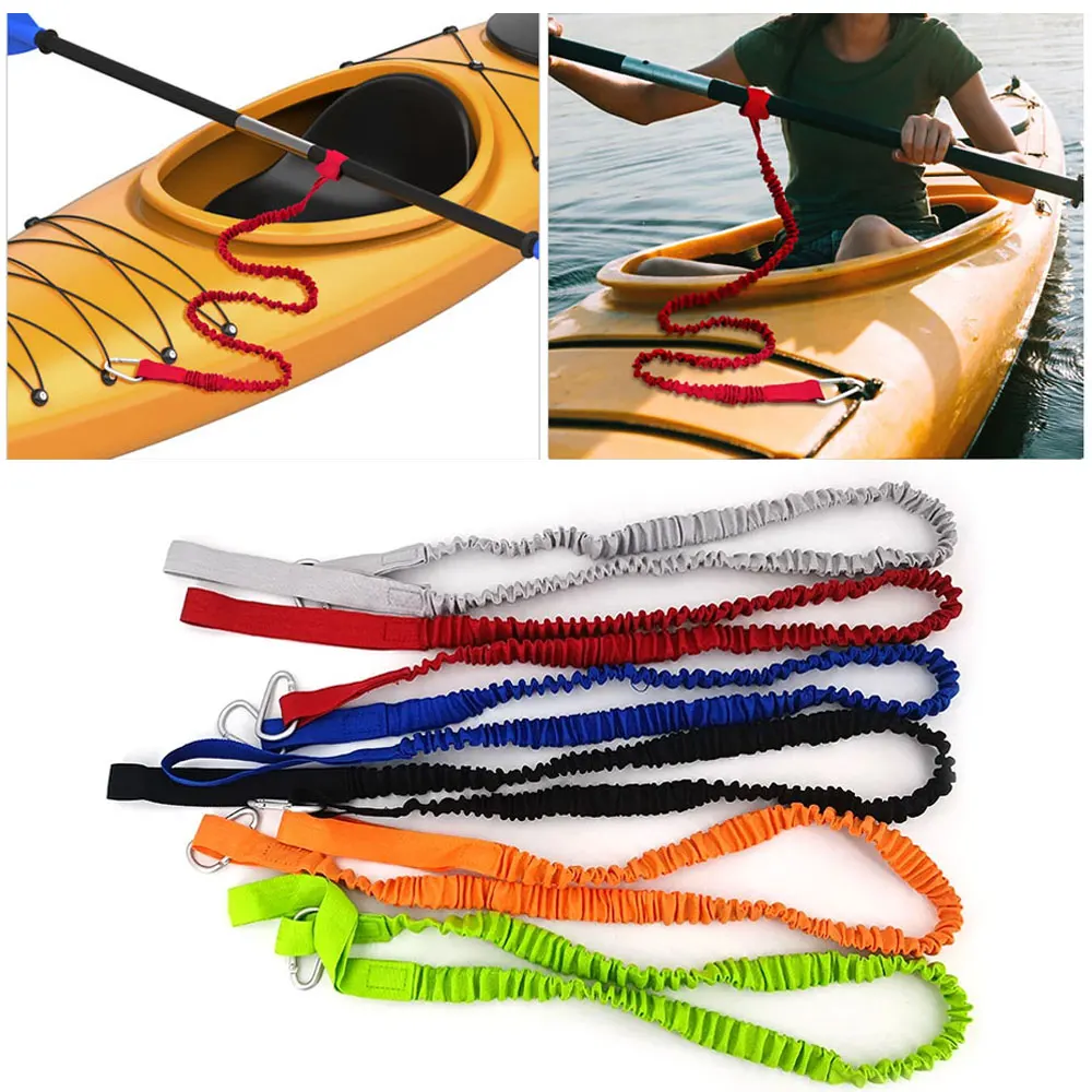 2 Pieces 24 Kayak Canoe Safety Rod Leash Fishing Rod Safety Lanyard Paddle  Leash 