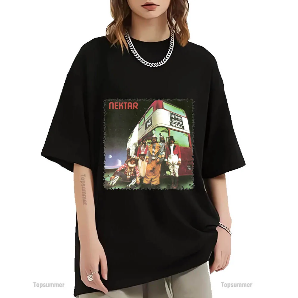 Down To Earth Album T Shirt Nektar Tour T-Shirt Women Fashion Harajuku Short Sleeve Tshirts Men Graphic Print Tee