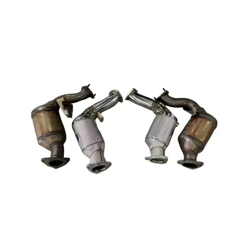 High Flow Catback Exhaust for Audi A7 C7, Car Exhaust System, Acoustic Shock Absorber, Quality Stainless Steel Downpie