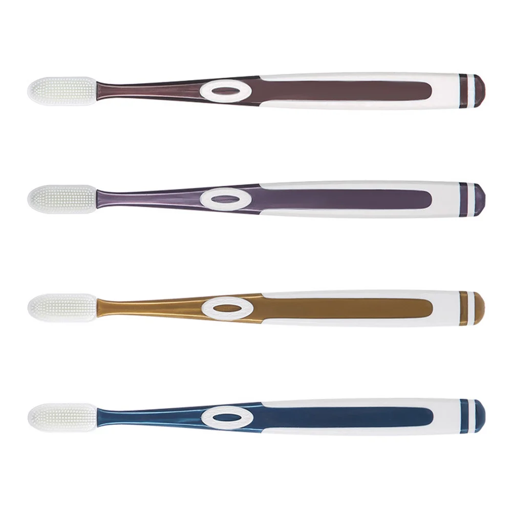 

Silicone Adult Tooth Brushes Portable Nano Toothbrushes (Assorted Color)