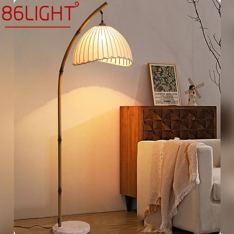 

86LIGHT Nordic Floor Lamp Modern Family Iiving Room Bedroom Homestay Creativity LED Decorative Standing Light