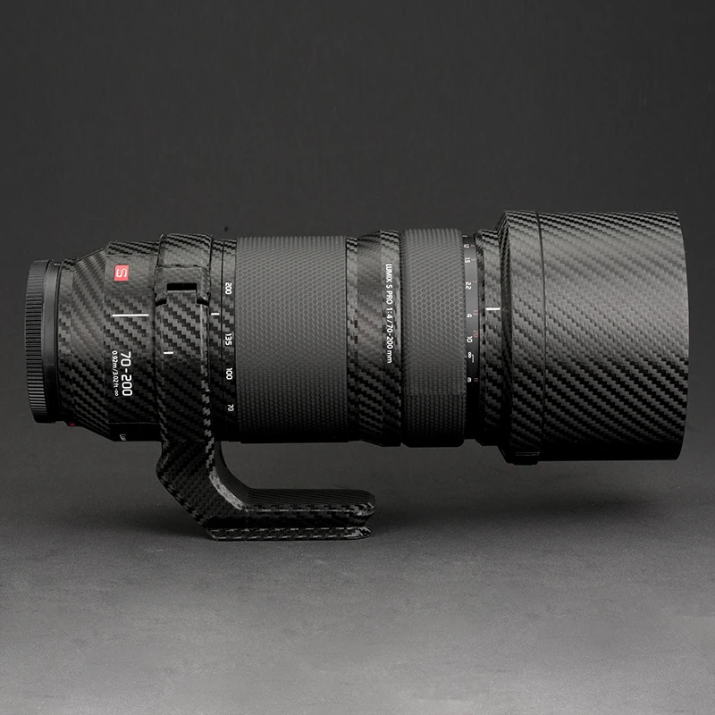 Panasonic Lumix S PRO 70-200mm F4 O.I.S.용 데칼 스킨 비닐 랩 필름 카메라 본체 보호 스티커 코트 70-200 F4 F/4 70200