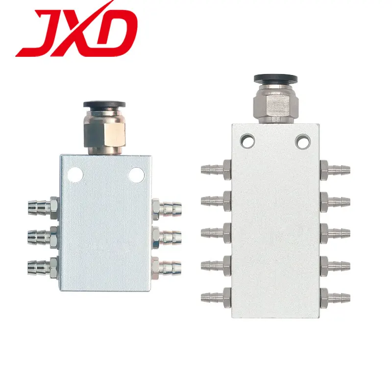 Distributore D'Aria Sottovuoto Jxd 1 In 4 6 8 10 12 Out Raccordo Pneumatico Per Tubo Flessibile Multi Way 4Mm 6Mm
