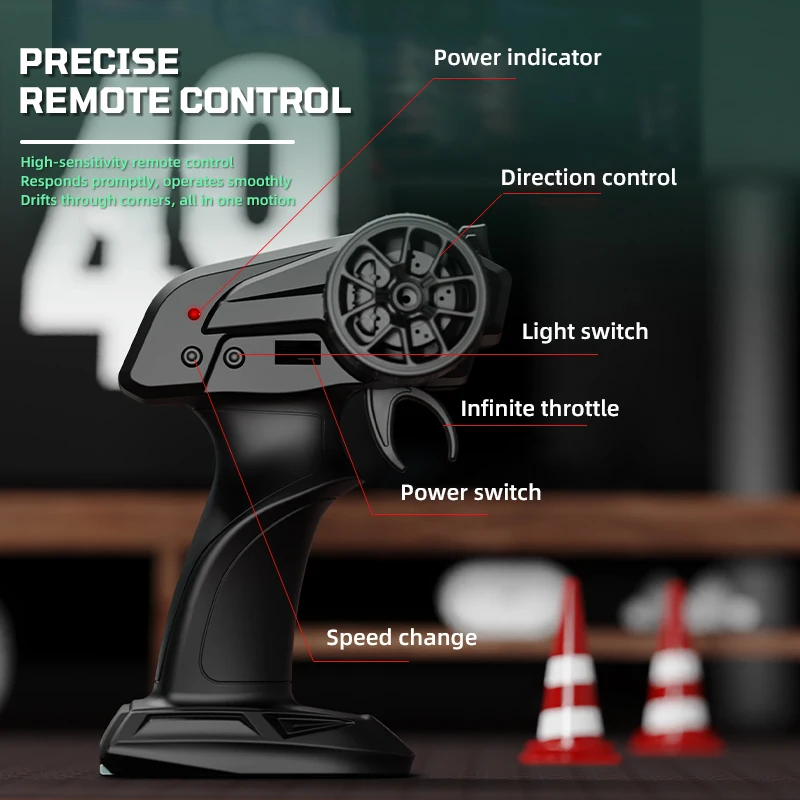 RC Car 4WD 1/24 Remote Control Cars 2.4G Radio High Speed Drift Racing High Speed Truck RTR Vehicle Toy Gift for Kids Children