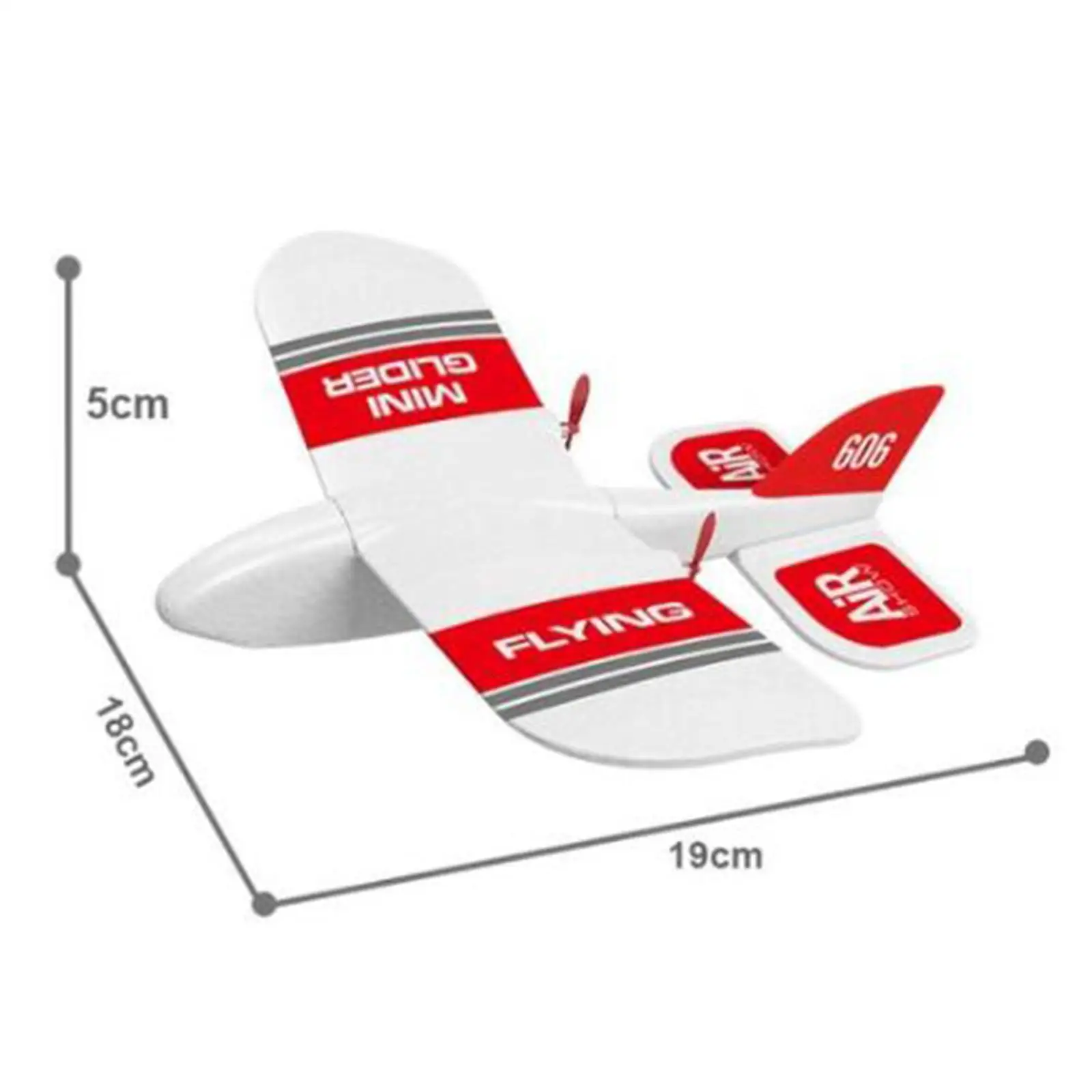 미니 EPP 폼 장난감 글라이딩 모델 DIY Fligt Time RC for KF606 스포츠 야외 초보자 소년