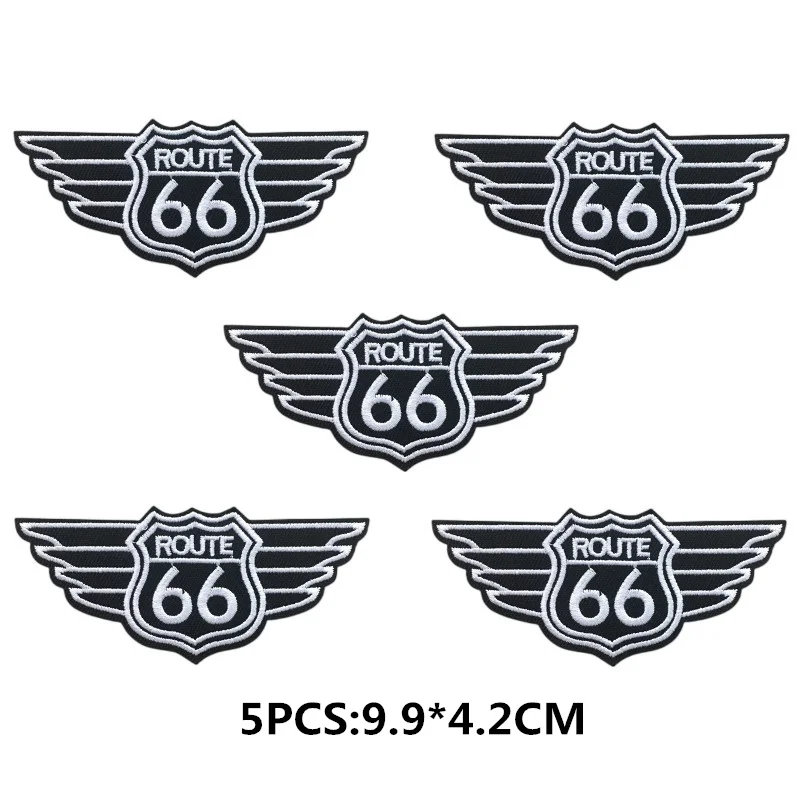 5 Teile/los Punk Stickerei Patches auf Kleidung Streifen DIY Eisen auf Patches für Kleidung Abzeichen Aufkleber Kreuz Geist Appliques – Detail 17