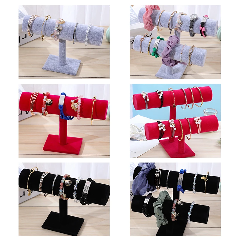 

Fashionable Jewelry Display Stand Simple Bracelet Scrunchies Holder for Home Jewelry Store Showcase