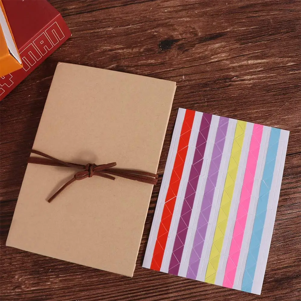 Folding Accordion Photo Album Gift Kraft Paper Photocard Surprised Photo Book 10 Page Graffiti DIY Surprise Gift Family photo album