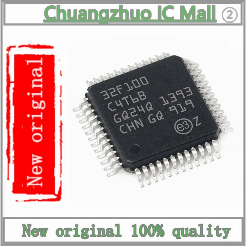 

1PCS/lot STM32F100C4T6B IC MCU 32BIT 16KB FLASH 48LQFP IC Chip New original